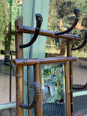 Faux bamboo portemanteau
