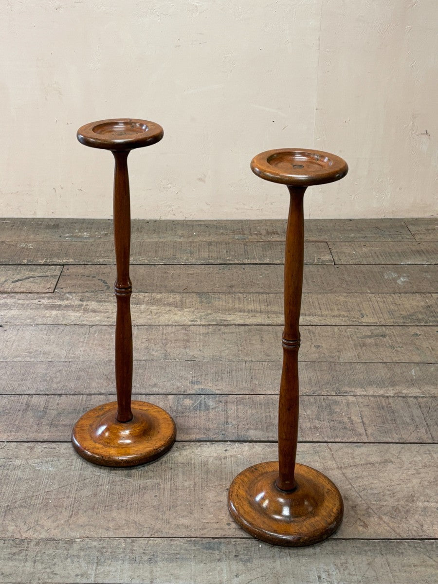 Pair of mahogany stands