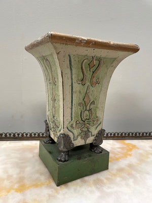 Pair of tole vases