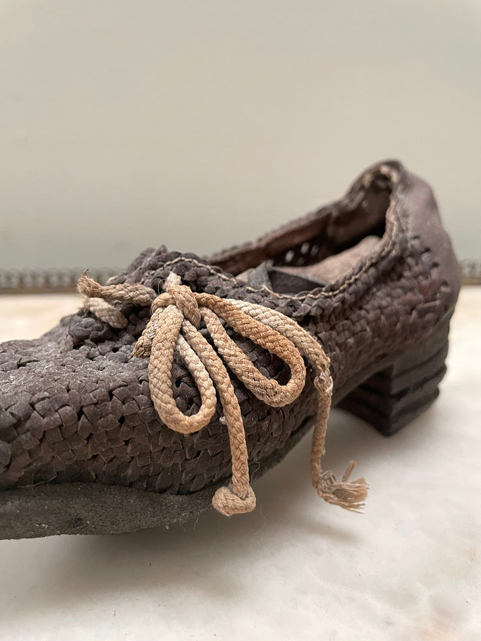 Pair of child's shoes