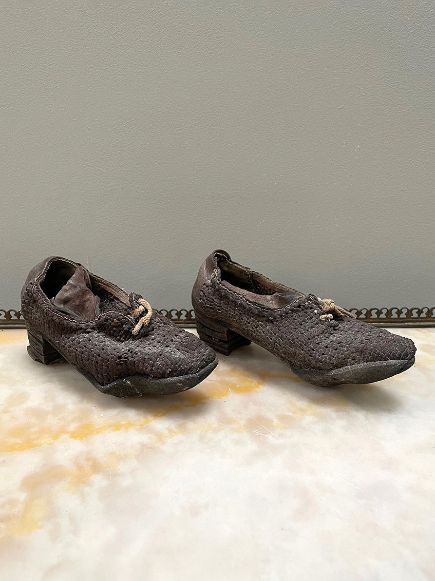 Pair of child's shoes