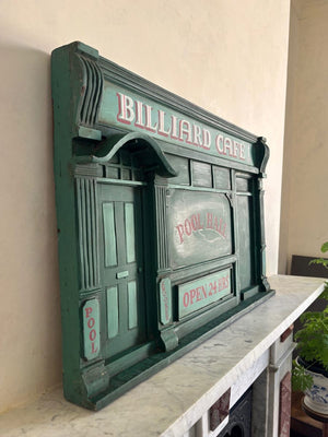 Hand made model shop front