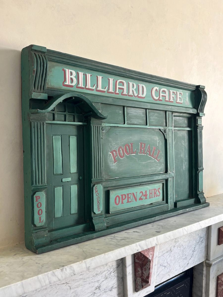 Hand made model shop front