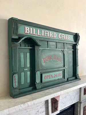 Hand made model shop front