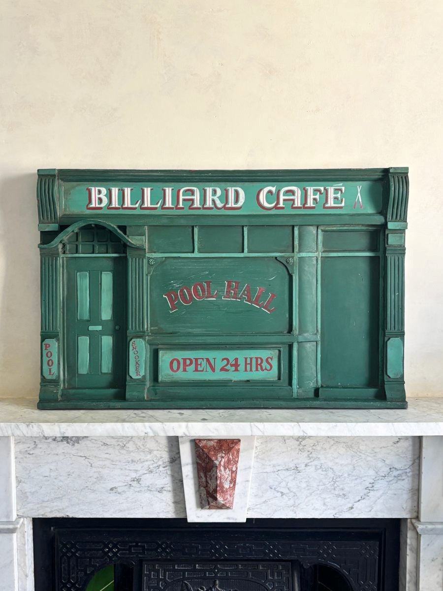 Hand made model shop front