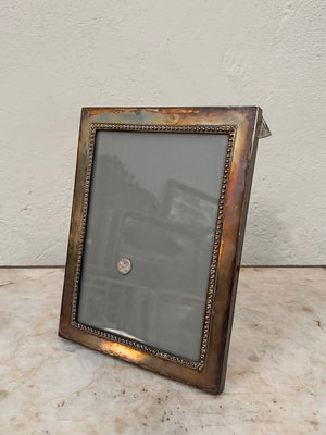 Silver-plated photo frame