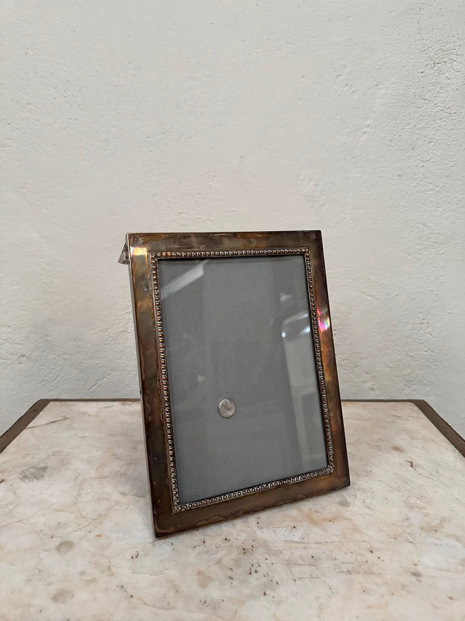 Silver-plated photo frame