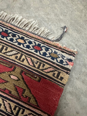 Small kilim runner rug