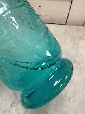 Blue soda syphon