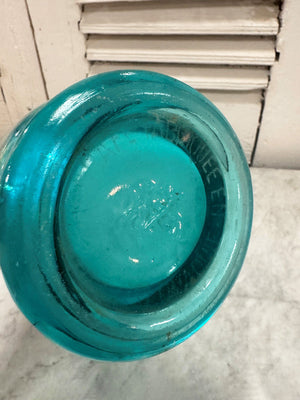 Blue soda syphon