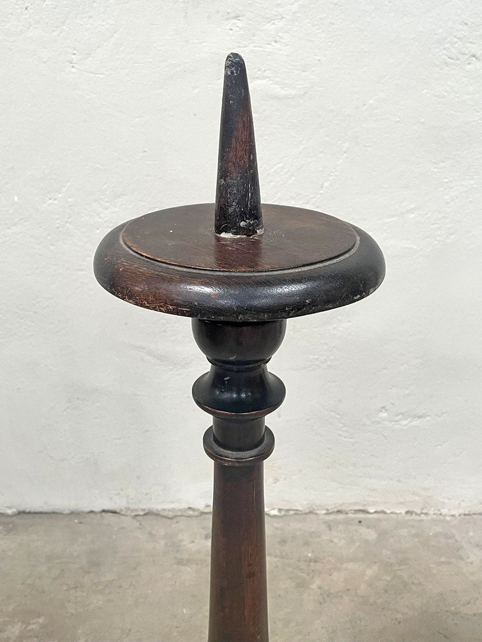 Tall candle holder with spike