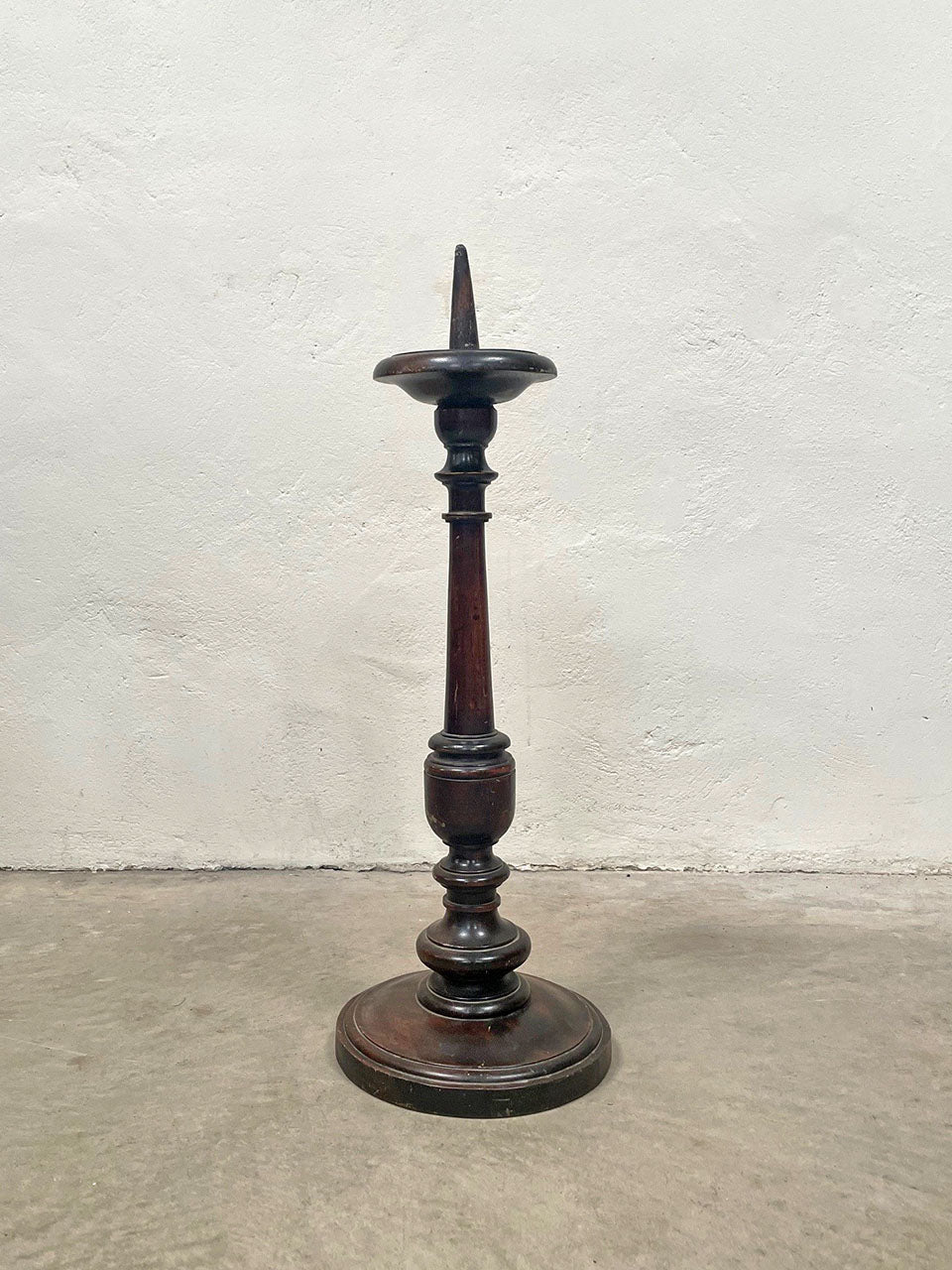 Tall candle holder with spike