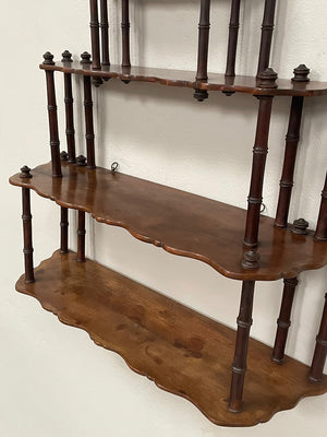 4 tier spindle shelves