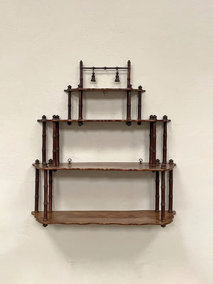 4 tier spindle shelves