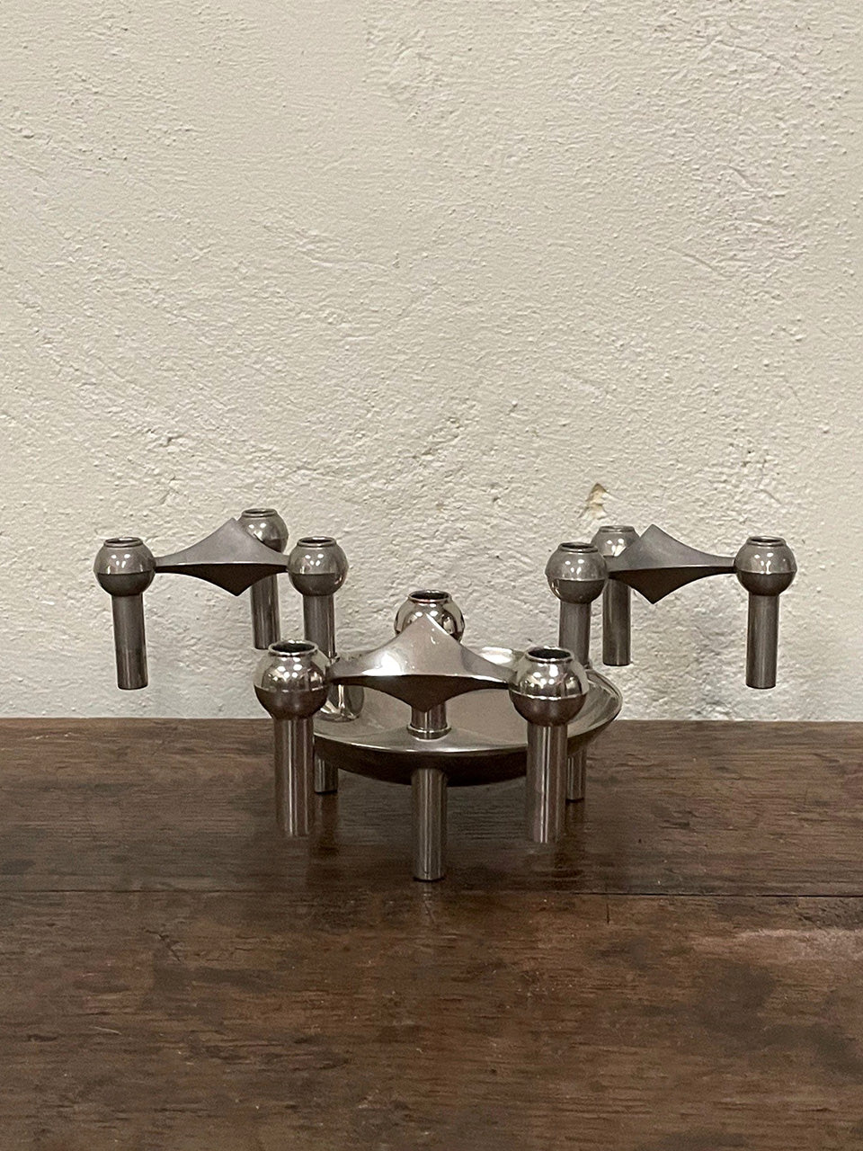 Mid-century stackable candleholder