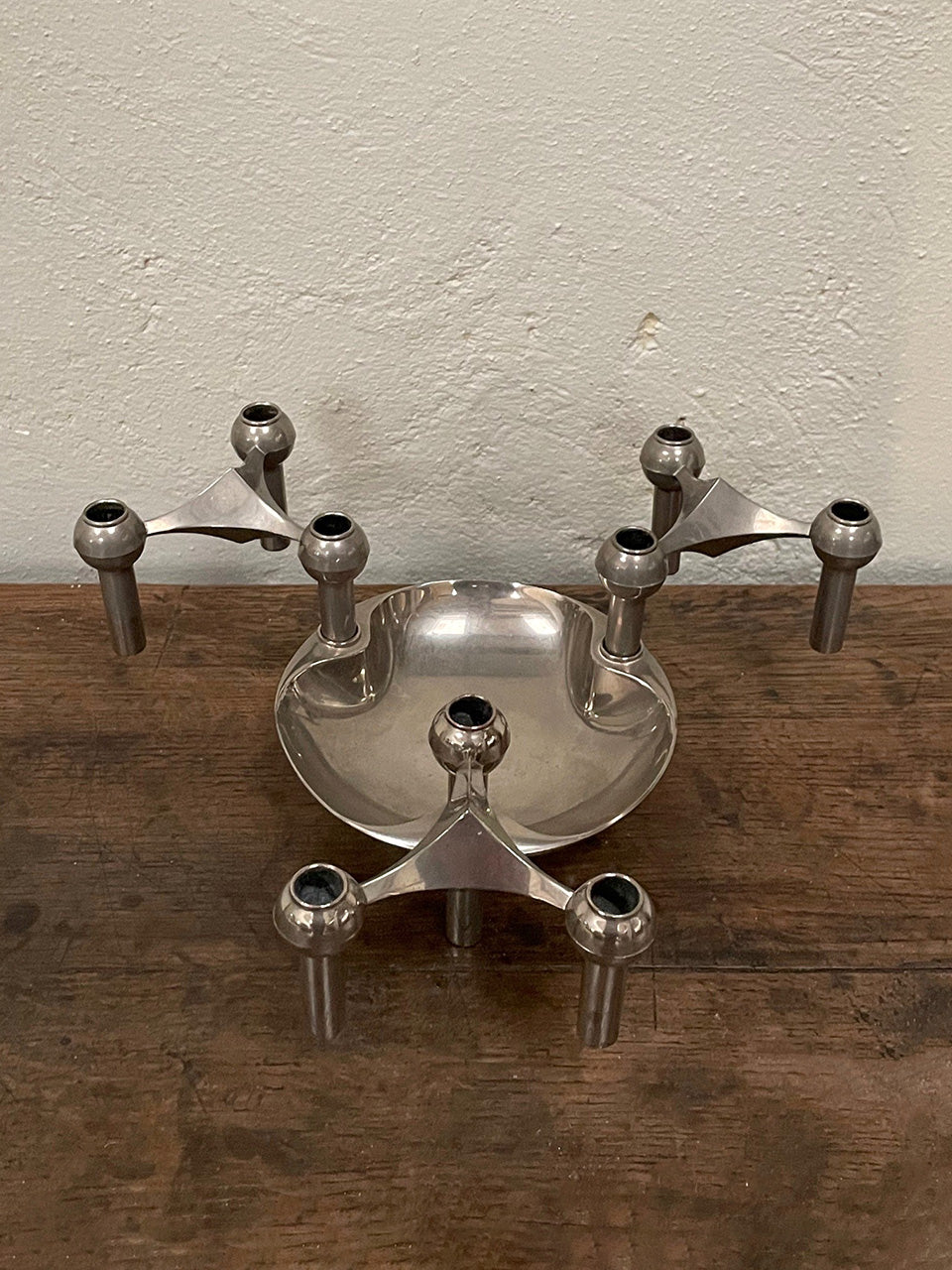 Mid-century stackable candleholder