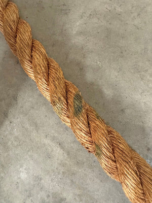 Stair rope with wall brackets (Reserved)