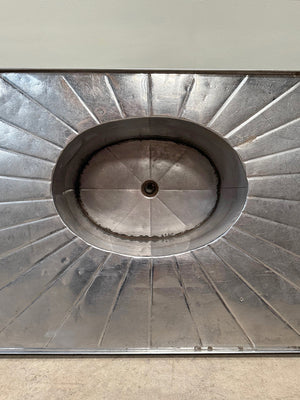 Polished zinc sink (Reserved)