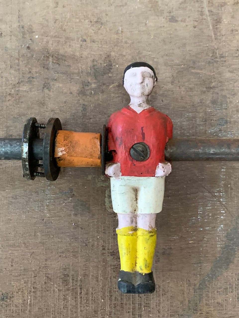 Reclaimed 1930's table football rods (from, each)