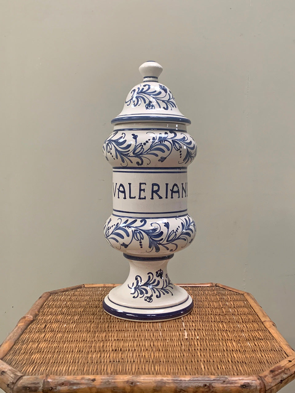Tall apothecary jar