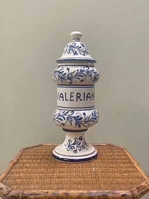 Tall apothecary jar