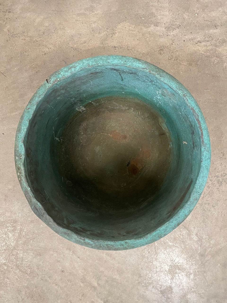 Verdigris bucket