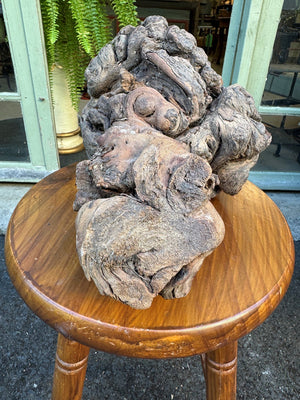Gnarled vine root