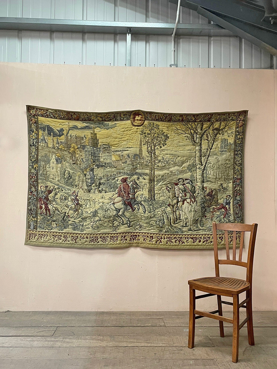 Wide wall tapestry