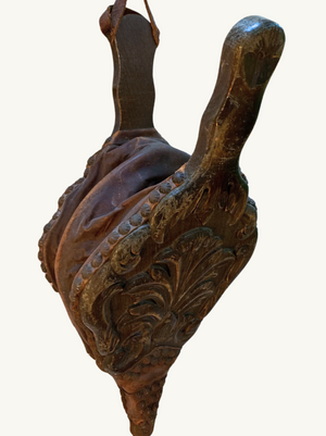 Carved wood bellow