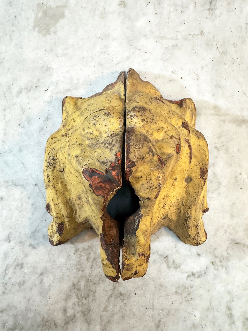 Bronze fountain head