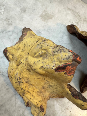 Bronze fountain head