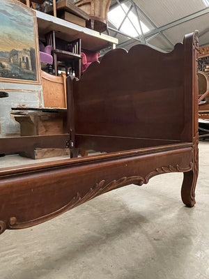 Carved single bed