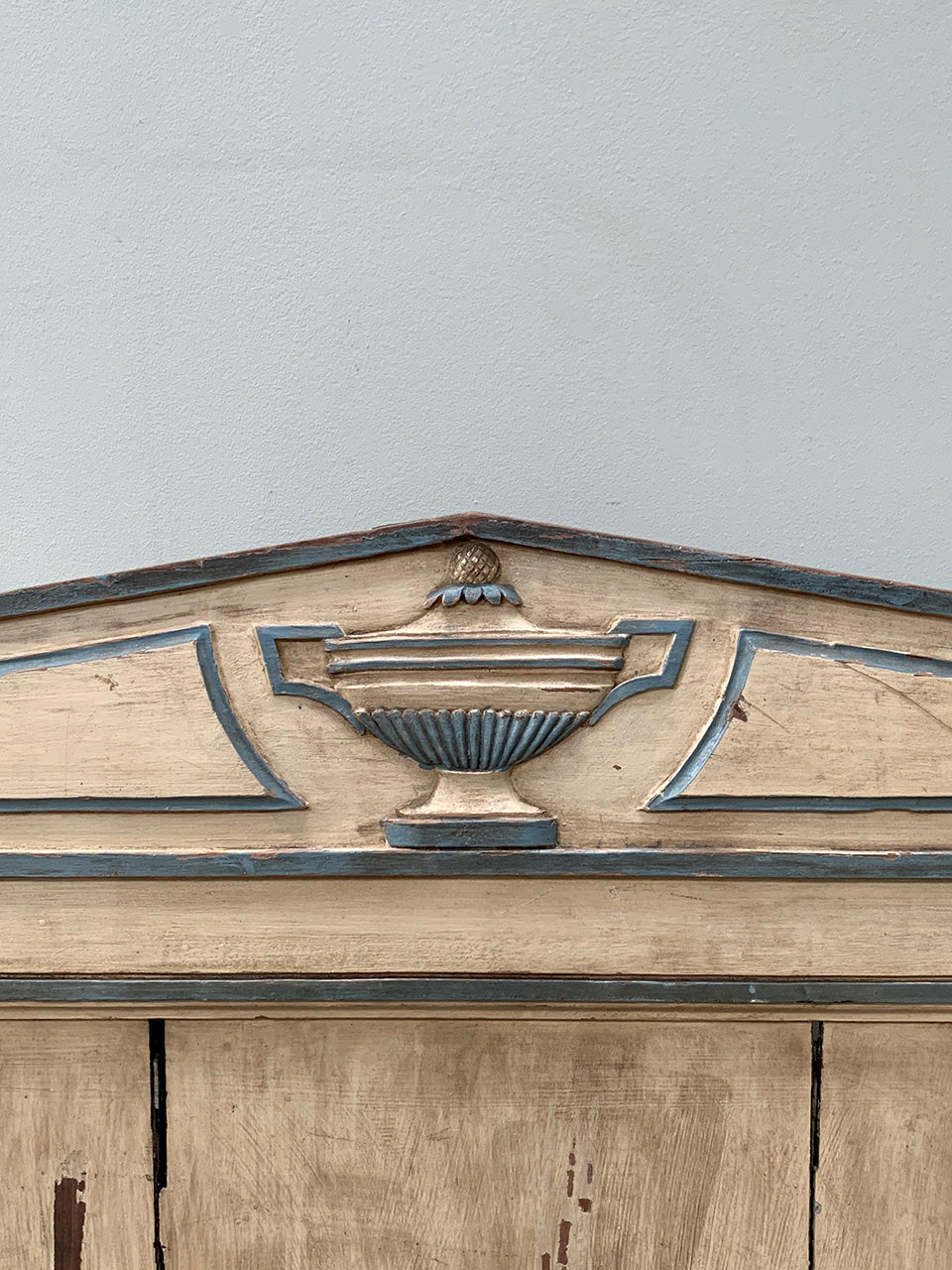 Pair of Directoire bed heads