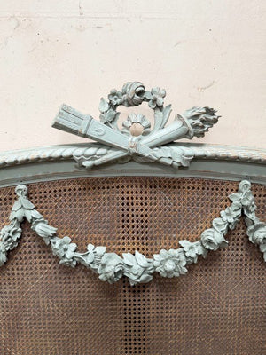 Louis XV cane double bed