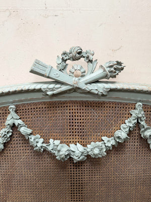 Louis XV cane double bed