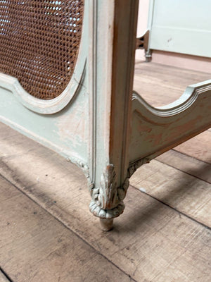 Louis XV cane double bed