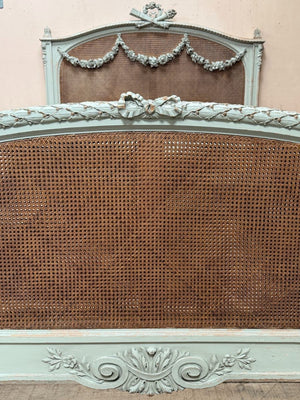 Louis XV cane double bed