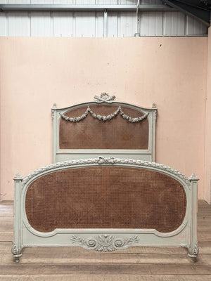 Louis XV cane double bed