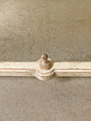 Louis XVI bench with cushion