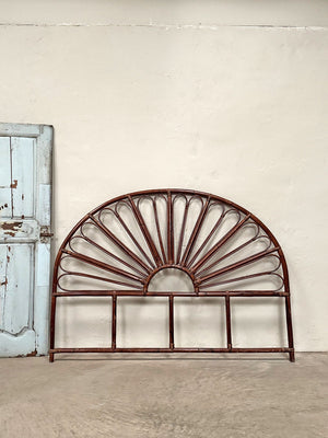 Rattan headboard