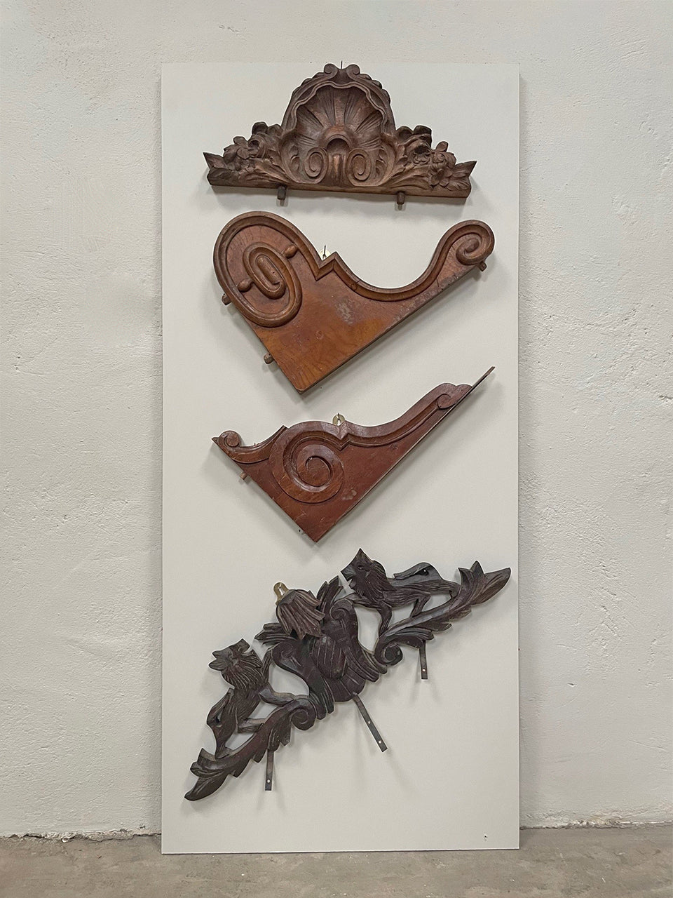 Assorted wooden decorations (from £65)