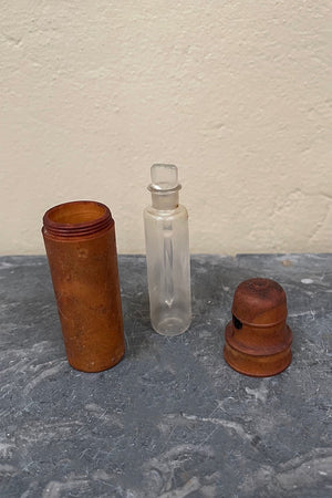 Set of 8 wooden bottle covers