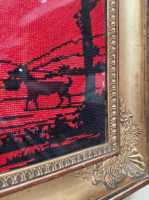 Gilded frame tapestry