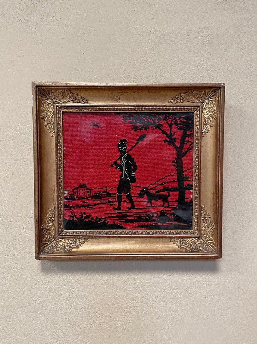 Gilded frame tapestry