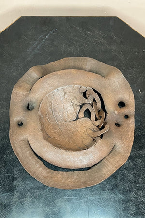 Wrought iron bowl