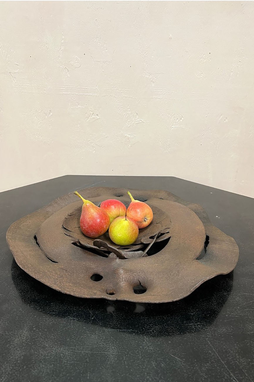 Wrought iron bowl