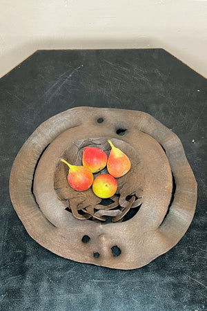 Wrought iron bowl