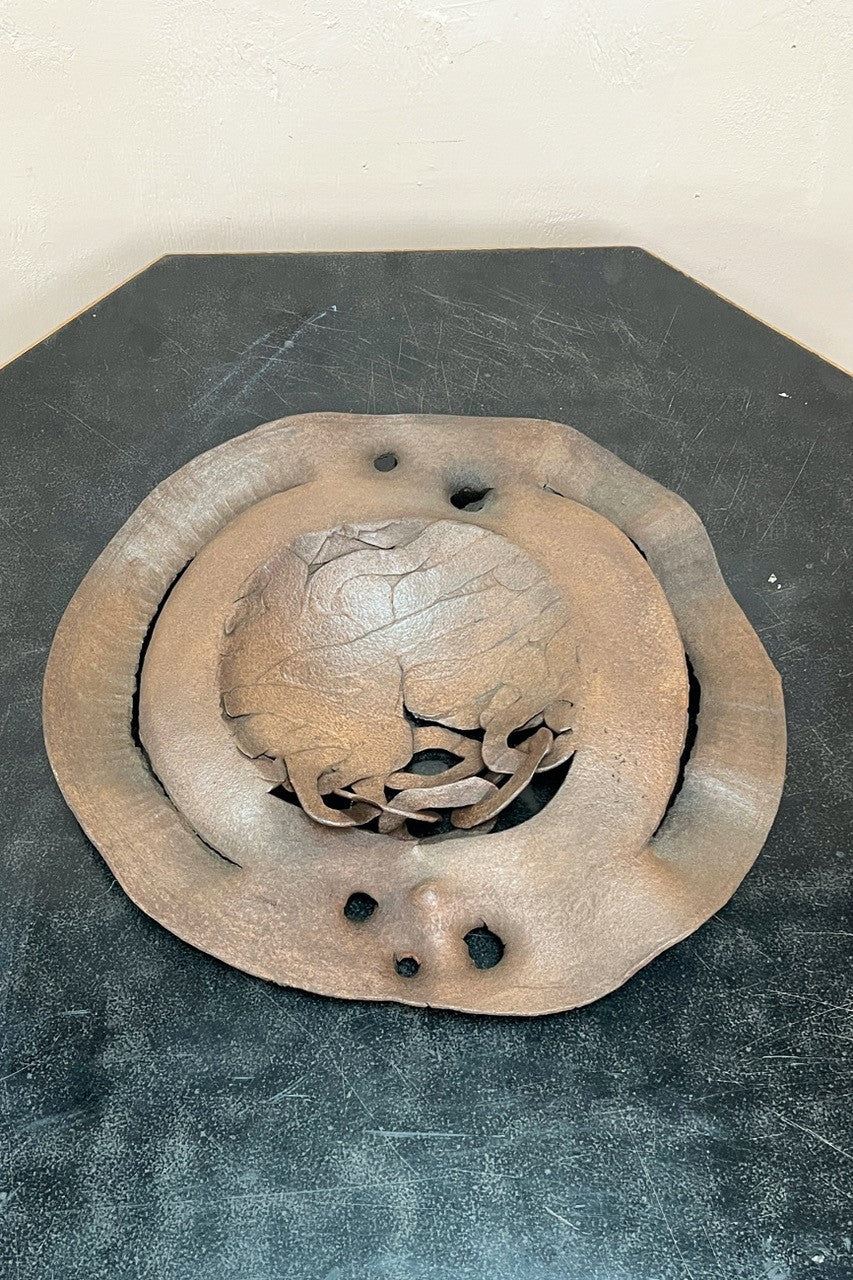 Wrought iron bowl