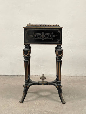 Ebonised jardinière