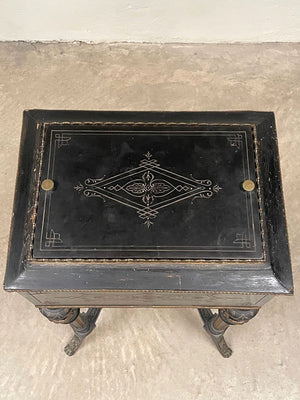 Ebonised jardinière